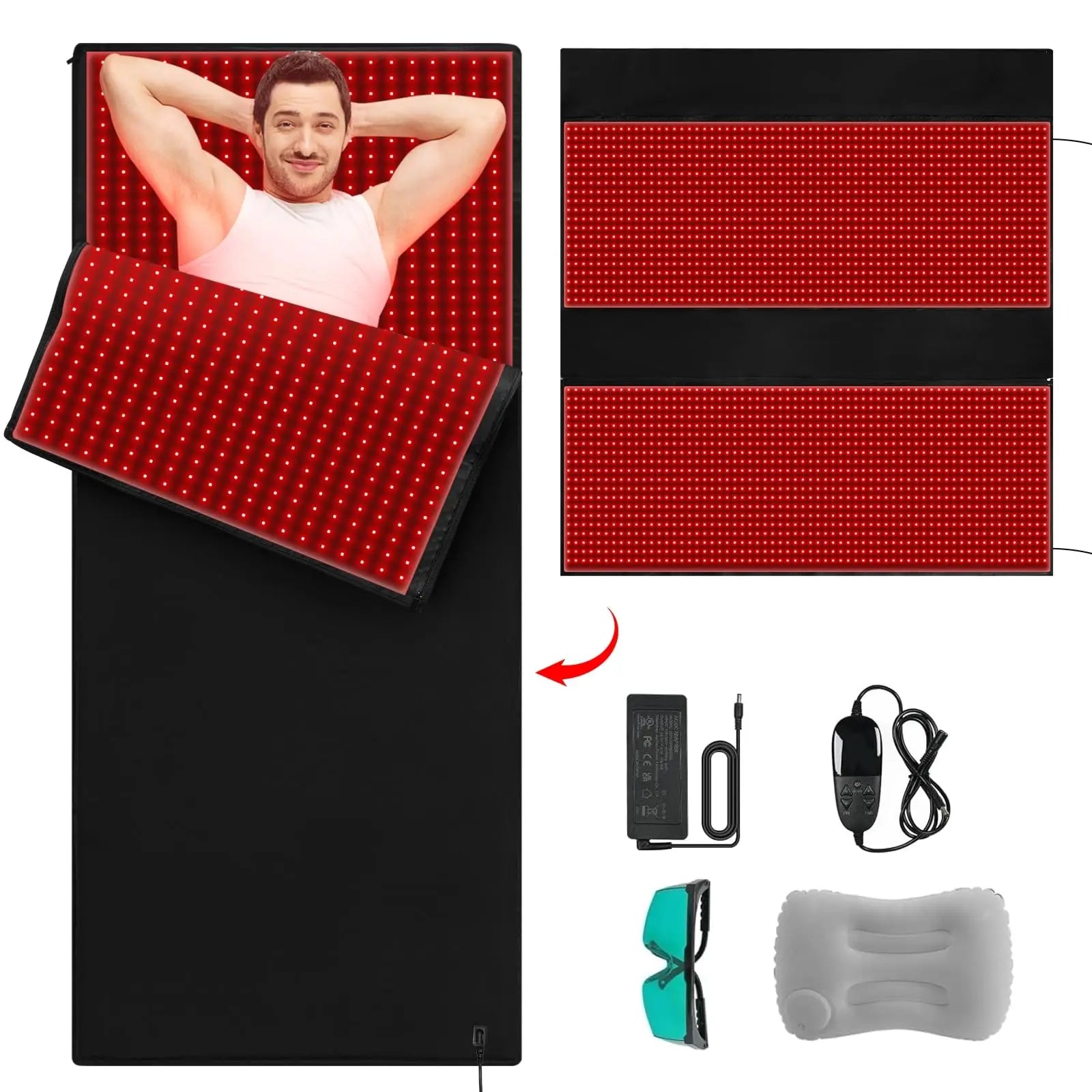 LED Red Light Therapy Mat