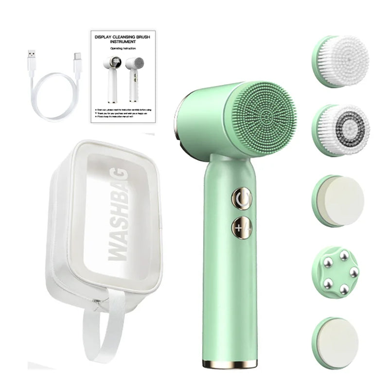 6 in 1 Facial Cleansing Brush