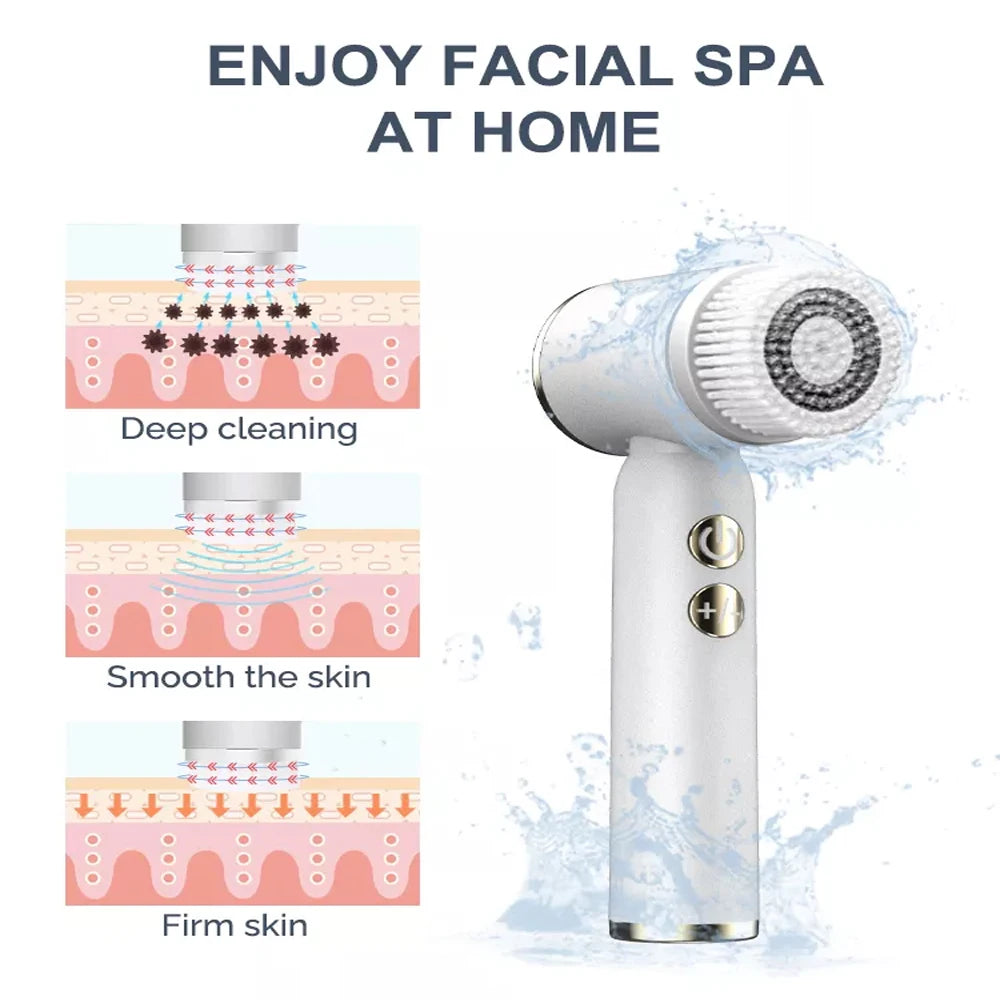 6 in 1 Facial Cleansing Brush