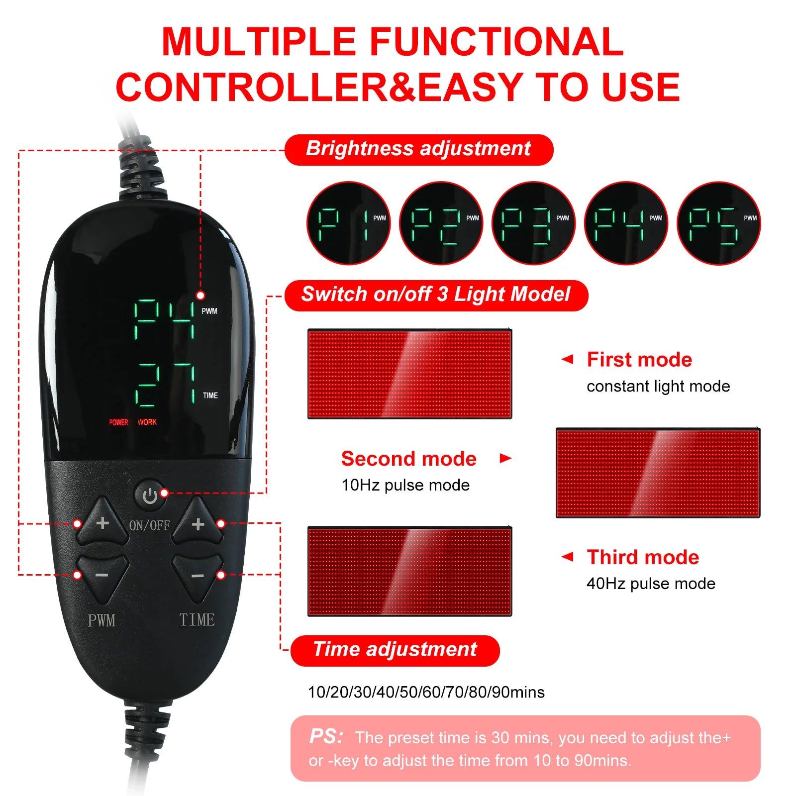 LED Red Light Therapy Mat